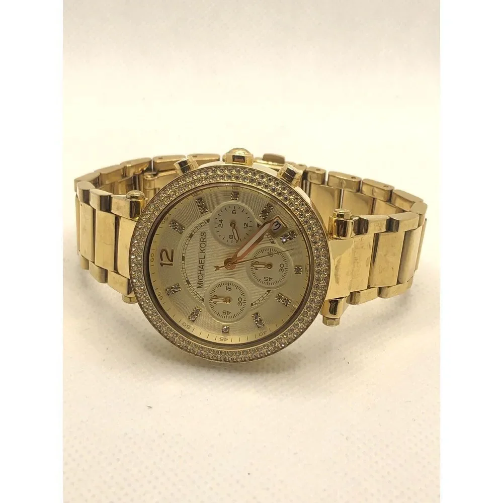 Michael Kors MK5354 Women Stainless Steel Analog Dial Quartz Genuine Watch LP107